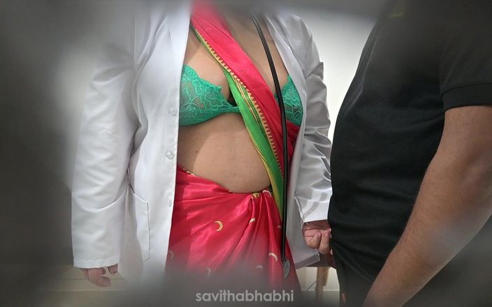 savithabhabhi: Senhora médica verificando o pau do garoto indiano em um...