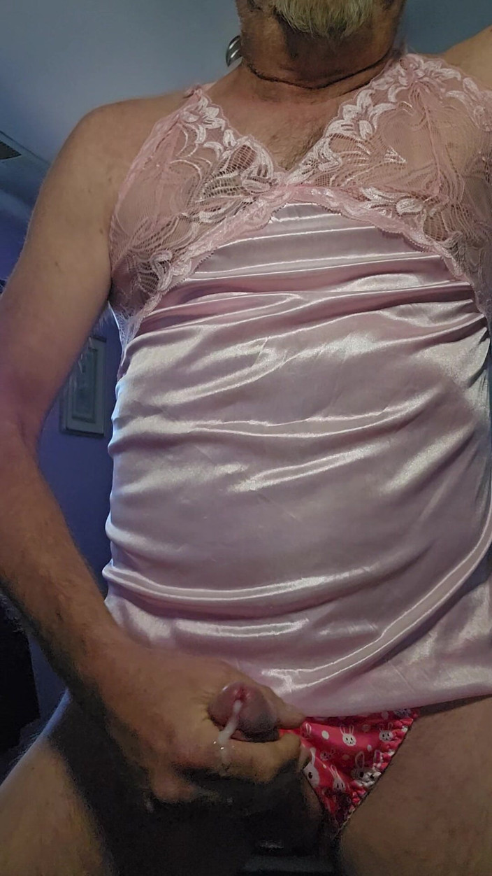 Fantasies in Lingerie: Pembe saten tavşan külotu