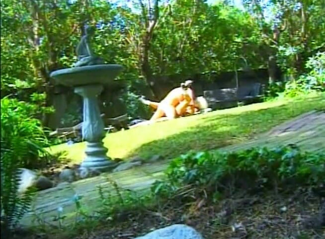 Public Lust: Hot MILF slut gets fucked in backyard