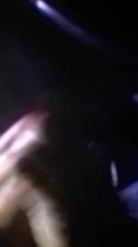 Wanking in Car