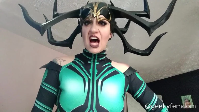 Geeky Femdom: Hela World wide masturbando instrução