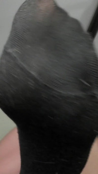Black Socks in Long Feet