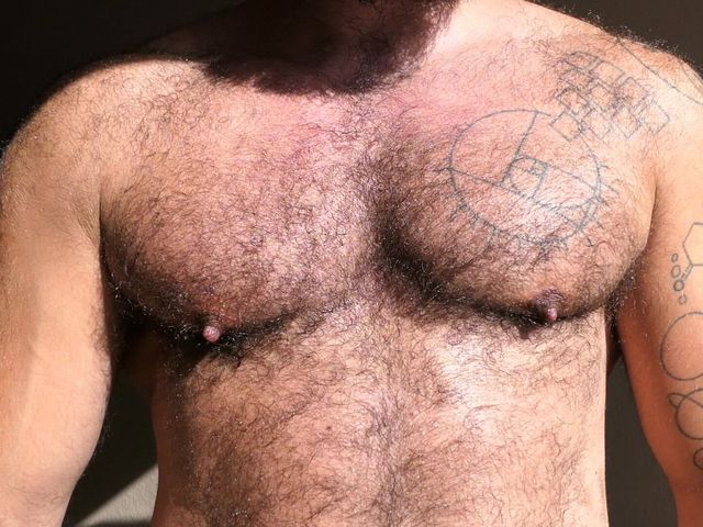 Showing off My Hairy Muscle Chest (TripleXTransMan)