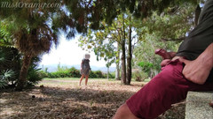 Miss Creamy: Vytáhnu ptáka před dívkou v parku a ona mi pomáhá...