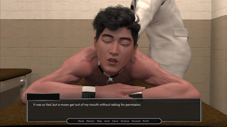 Femboy Maaya: Pemeriksaan antony si cowok korea di tahanan sama dokter christopher