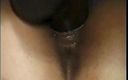 First Black Sexperience: Petite plattbröstad brud sträckt av tjock svart kuk på en...