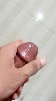 Pre Cum as Lubricant to Masturbate