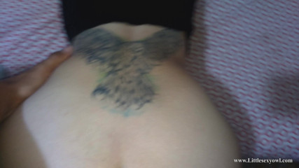Littlesexyowl: look Stepdaddy how delicious your dick fits me. teen fucks...