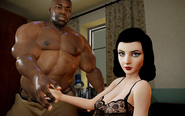 JubeiKibaFH: Elizabeth bioshock con un enorme cazzo nero viene scopato e...