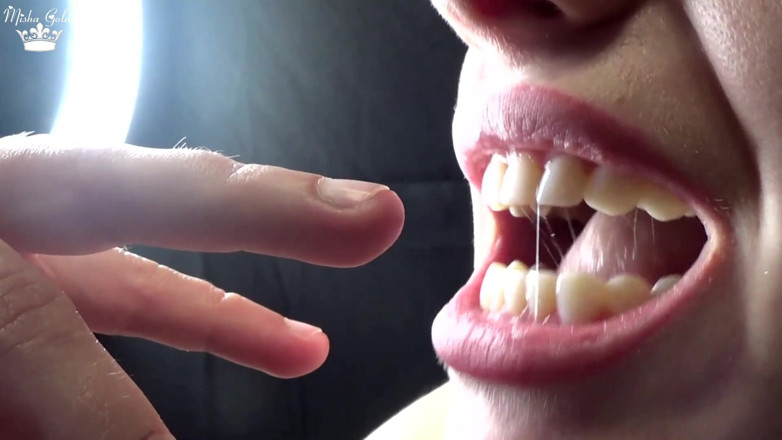 Goddess Misha Goldy: Hard Biting of Male Fingers and Arm Film 3 Mouth and...