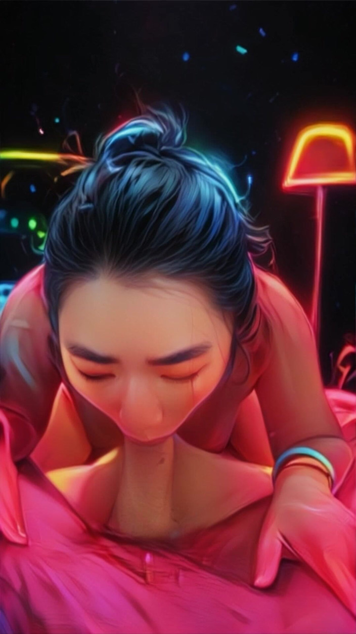 meimeiXXX: Gerçek hayattaki anime kız arkadaş büyük zenci yarağını emiyor - bakış...