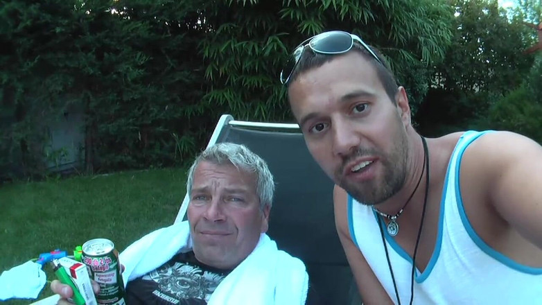 Gang Bang Germany: Amatör Sperma Svälja Och Gangbang Orgie I Min Trädgård Med...