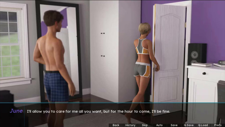 Visual Novels: Літній запах, частина 7 (маршрут подруги)