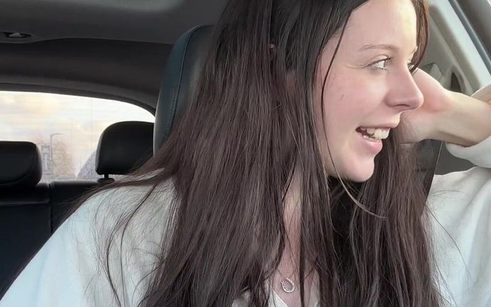 Nadia Foxx: Wintery Tim Horton&amp;#039;s Drive Thru Visit with My Vibrator!!