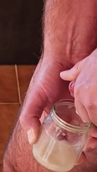 Cicci77 Makes Pedro Piss to Clean the Urethra and Then Masturbates Him Well to Produce Lots of Good Sperm