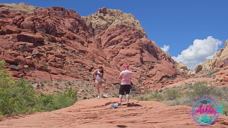 AshleyAce69: Pemotretan di balik layar - ashley di red rock canyon