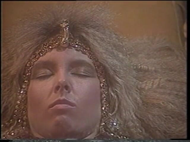 Old Good Porn: A stunning blonde dressed like an Egyptain queen fucks like...