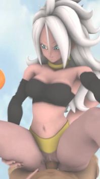 Miss Majin Buu From Dragon Balls Is Rising Dick