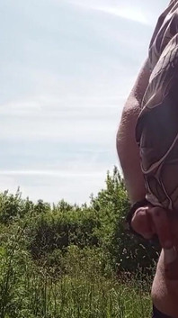 Jerking off Outside in Public