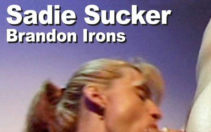 Edge Interactive Publishing: Sadie Sucker и Brandon Irons, отсос с камшотом на лицо, раздевается