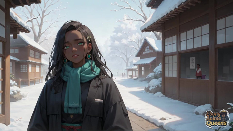 Ebony Anime Queens: Ébano, tesão, sacanagem e bagunçado pela primeira vez em uma...