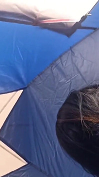Students on an Excursion Take the Opportunity to Fuck in a Tent Near the Lake