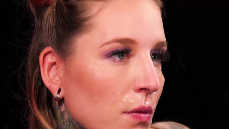 Gang Bang Germany: Tattooed Slut Gets Fucked Properly and Makes a Masturbation Show