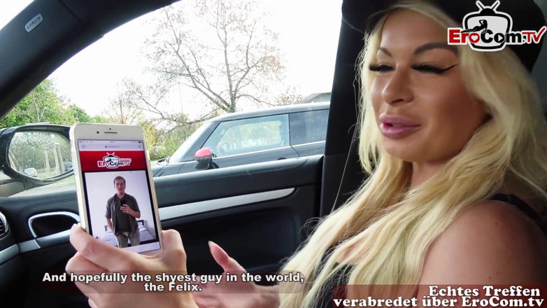 EroCom: German Blonde Muscle Teen During Sexdate with Shy Stranger