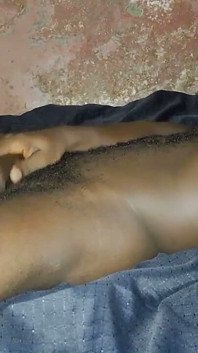 Non-stop African Black Guy Masturbation