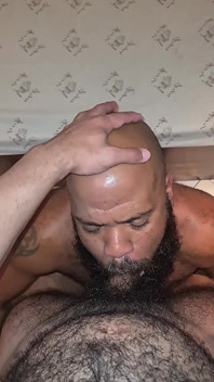 Suck the Cocky Bear and Take a Heavy Cock Without Mercy