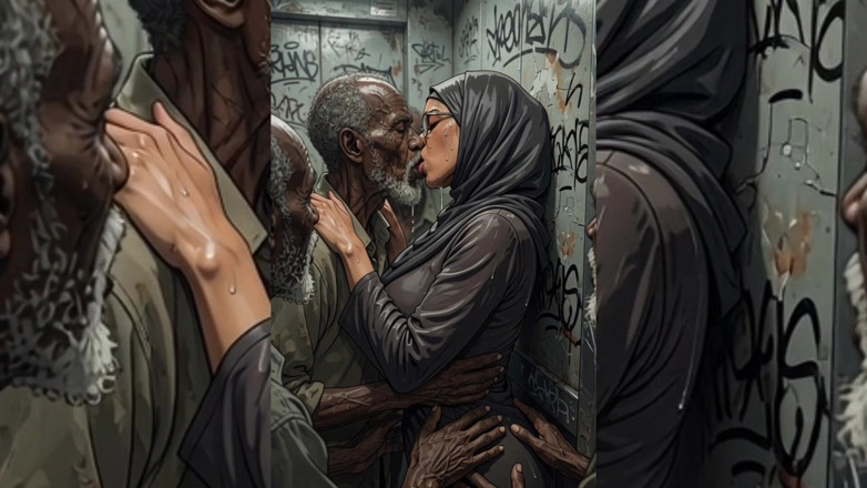 Heaven Gamez: Hijabi Muslim Babes Degraded &amp; Gangbanged by Ugly Bastards in Tight...