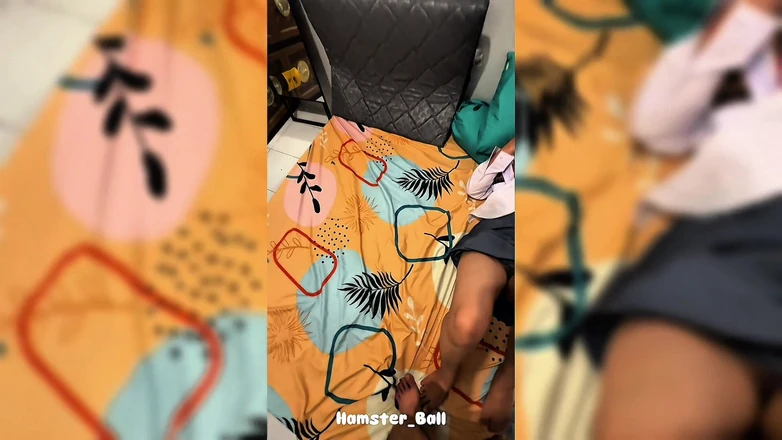 Hamster_Ball: Hijab Girl From Islamic Boarding College 18+ Practices Biology with Her...