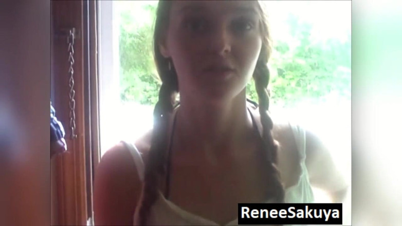 Renee Sakuya: College-mädchen erwischt dich beim wichsen auf ihre bilder
