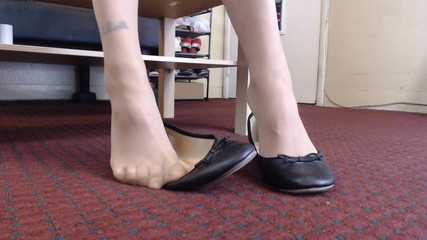 Abby Anna: Pantimedias, ballet plano, juego de zapatos