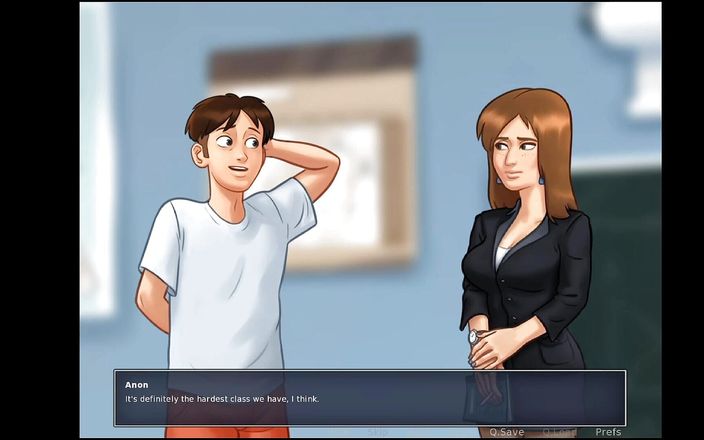 Lana Game plays: Summertime Saga Part 3 - Step Sis Bending Over Her Huge Ass.