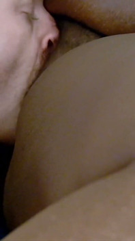 Dillon Dough Eats His Girlfriends Hairy Black Pussy!