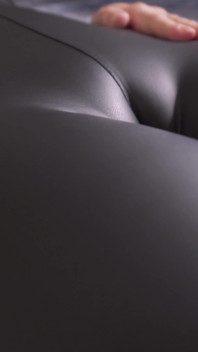 Leather Leggings Pussy Camel Toe Asmr Tease