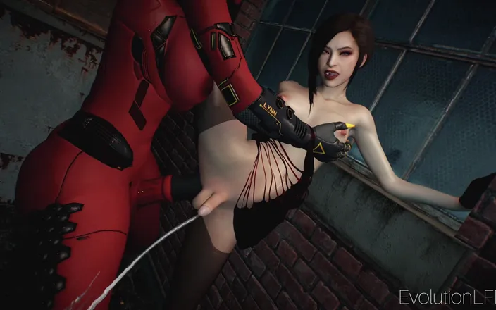 Evolution LFN: Ada Wong Gets Anal Fucked by Huge Futa Demongirl