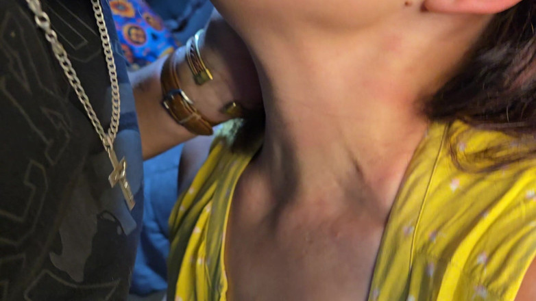 Sparowdox: 18 Year Old Sucking Stepdads Cock Tits Out POV