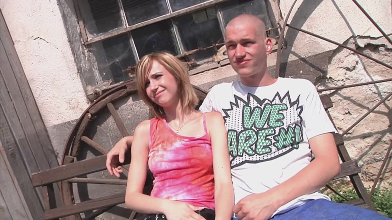 German amateur - 100% German hardcore videos: Sweet teen gets slammed outdoors in front of boyfriend