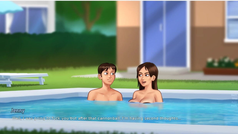 XXX Games Bunk: Summertime Saga - Jenny ฉากเย็ดสระว่ายน้ํา