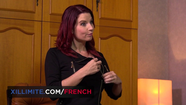 French girls at work: Busty French milf Julie Valmont anal sex