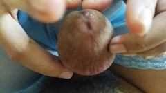Lovely hairy pussy: Krásná masážní hra s mým precum