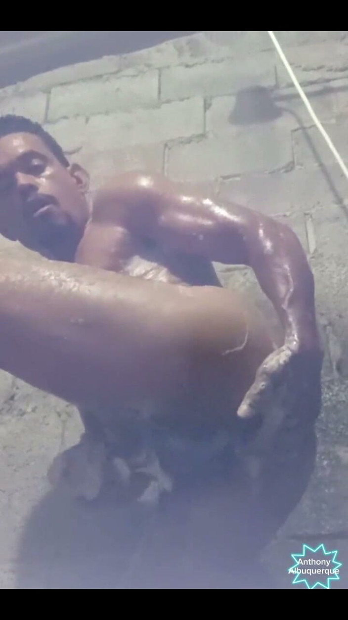 anthony albuqurque: Handjob in the Shower with Finger in Ass, How Hot