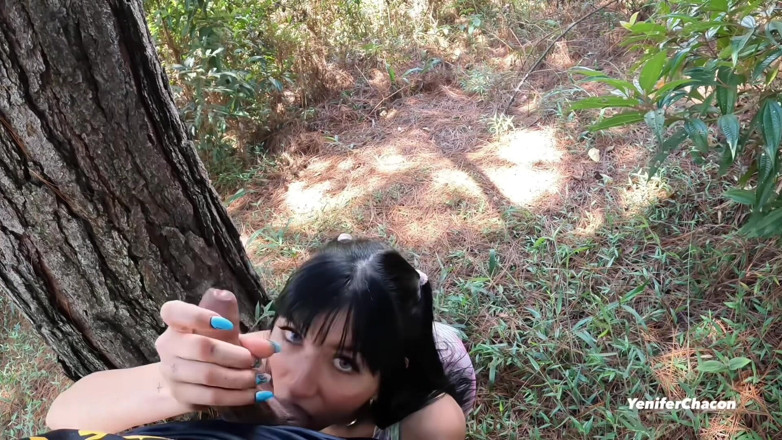 Yenifer Chacon: Ficken im öffentlichen park. Dani Clark.mo