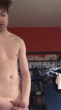 Cumming Hard on My Smooth Twink Face