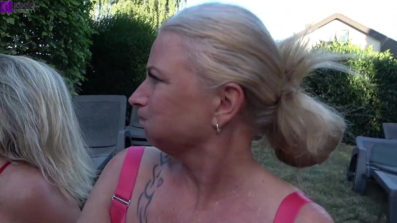 Rosella Extrem: Mega outdoor pis orgie! 20 mannen en 1 meisje vulden ons met...