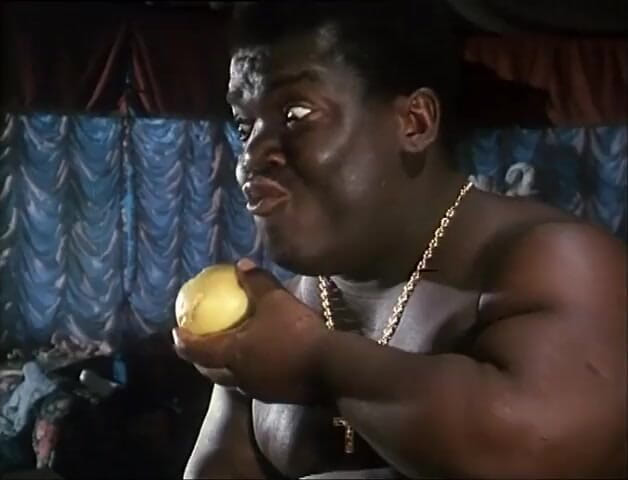 Black Sinner: Big black cock in hairy pussy in ass...cum in mouth