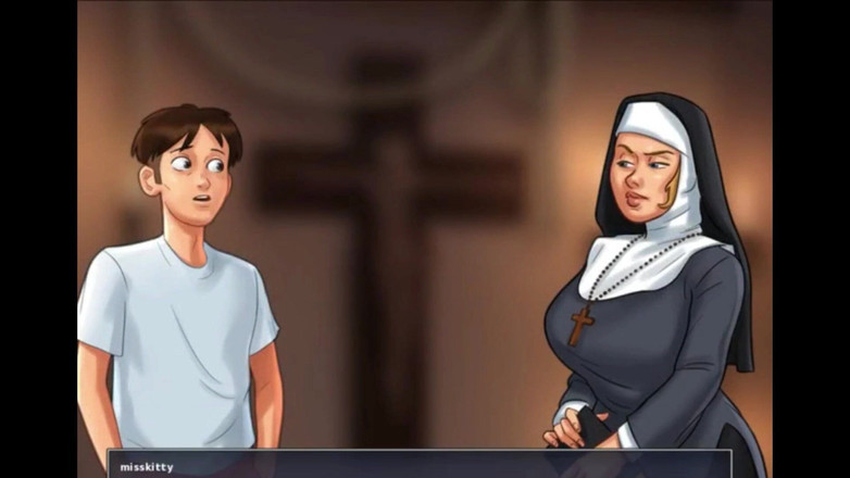 Miss Kitty 2K: Summertime Saga Del 163 - Trekant MILF av Misskitty2k