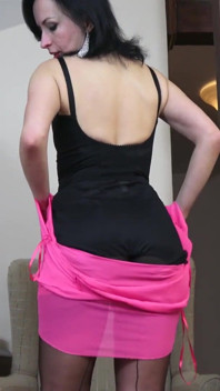 Wichsen in meinen schwarzen nylons